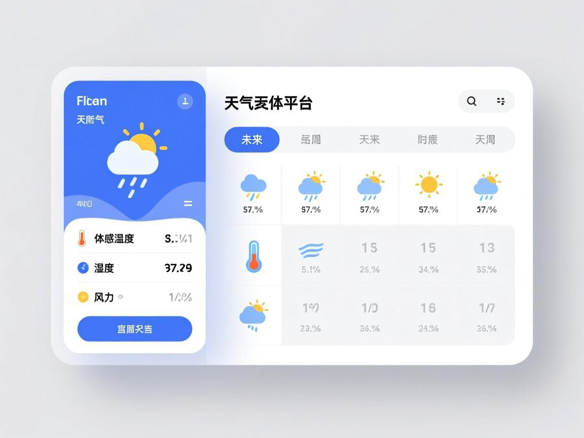 天气预报平台